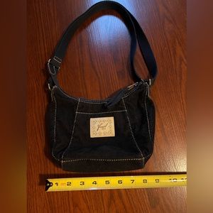 COPY - Fossil Black Corduroy Crossbody